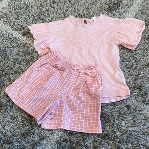 Pink Matching Set by Mila and Emma Size 4T